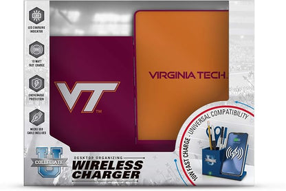 SOAR NCAA Unisex Cell Phone Wireless Charging Stand and Desktop Organizer - Image 3