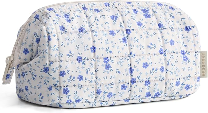 BAGSMART Makeup Bag Travel Toiletry Bag, Puffy Padded Make Up Bags by BAGSMART