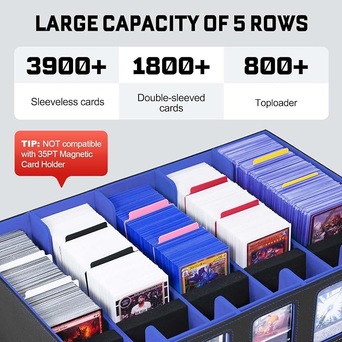 ZLCA Trading Card Storage Box 5-Row - Image 2