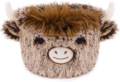 Highland Cow Plush Basket, Highland Cow Gift Basket by Hkojewp