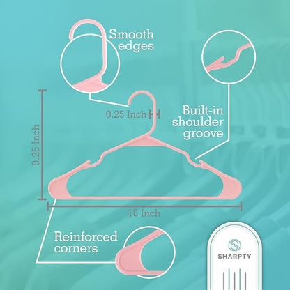 Sharpty Plastic Hangers Clothes Hangers - Image 2
