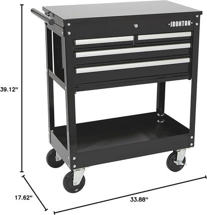 Ironton Mobile Tool Chest, Slide Top Tool Cart Made of Rust-Resistant - Image 10