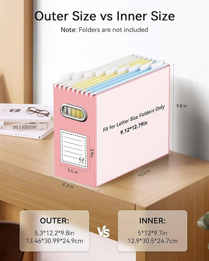 Portable Collapsible Cardboard File Box - Image 2