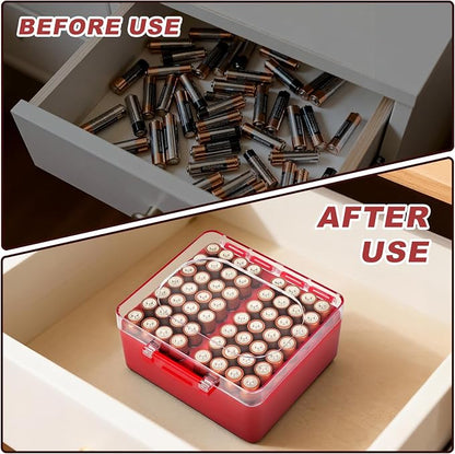 FULLCASE Battery Storage Organizer Box, Holder Container - Image 6