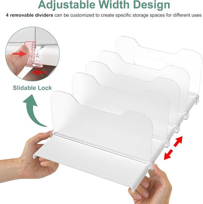 SURETIVIAN Freezer Organizer 12” Visible Fridge Organizer Rack - Image 4