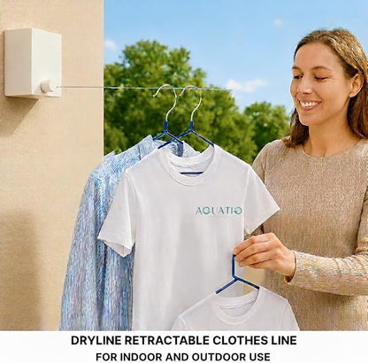 Dryline Retractable Clothesline, Indoor Outdoor Wall Mounted Drying Rack - Image 4