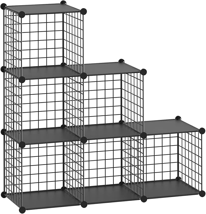 HUBSON Wire Cube Storage Organizer, Book/Toy/Craft/Potted Plants and petCloset by HUBSON