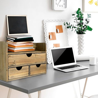 Besti Wooden Office Desk Organizer - Image 6
