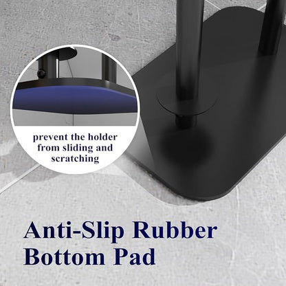 Kitsure Toilet Paper Holder Free Standing – Rustproof Metal Toilet Paper Stand - Image 5