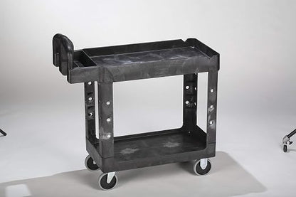 Rubbermaid Commercial Products 2-Shelf Utility/Service Cart, Lipped Shelves - Image 8