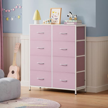 WLIVE 8 Drawer Fabric Dresser for Bedroom, Tall Storage Tower, breathable - Image 8