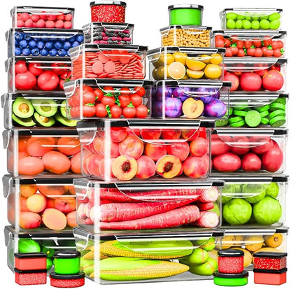 RockBerry 66 Pcs Food Storage Containers by RockBerry