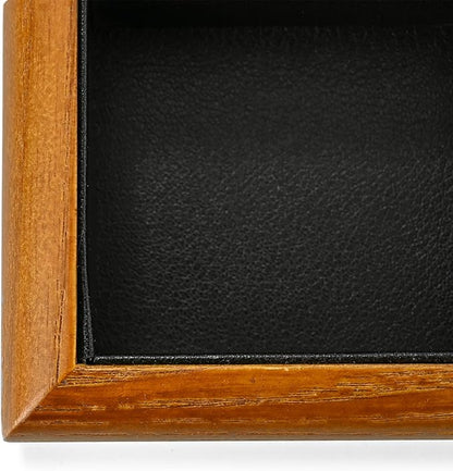 Oirlv Solid Wood 12 Grid Liner Pendant Jewelry Organizer Tray Jewelry Drawer - Image 6
