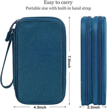 CAAORDKSO Electronics Organizer Travel Case, Water Resistant Cable Organizer - Image 4