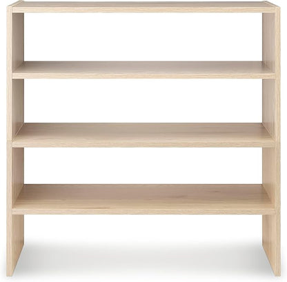 Whitmor Wood Stackable 2-Shelf Shoe Rack, 24 inches - Image 6