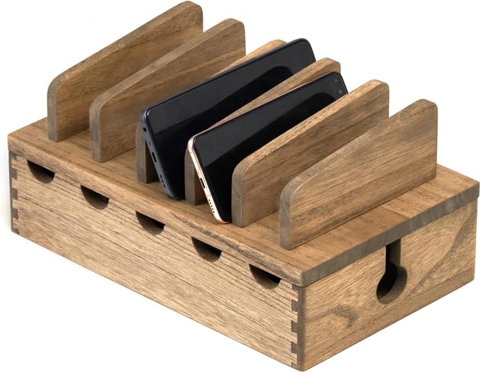 KIRIGEN Wood Charging Station Rack Organizer by KIRIGEN
