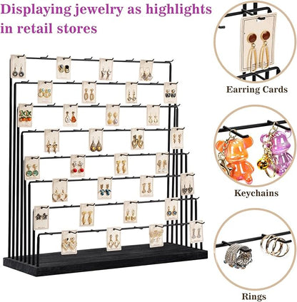 DGWJSU Earring Display Stands for Selling, Earring Rack Display Holder Stand - Image 2