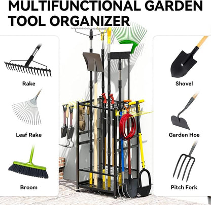 Garden Tool Organizer, Up 48 Long Handle Tool, Garage Storage and Organization - Image 6