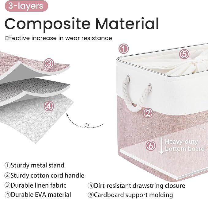 16x12x12 In Foldable Fabric Large Storage Bins - Image 2
