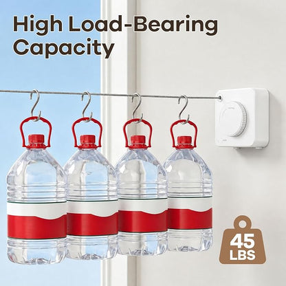 Telescopic Clothes Line, Adjustable Indoor Outdoor Drying Line, Portable - Image 7