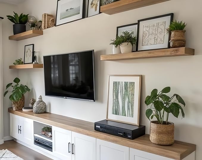 1 Pack Large Shelf Brackets Long Floating Shelf Bracket Invisible Floating - Image 8