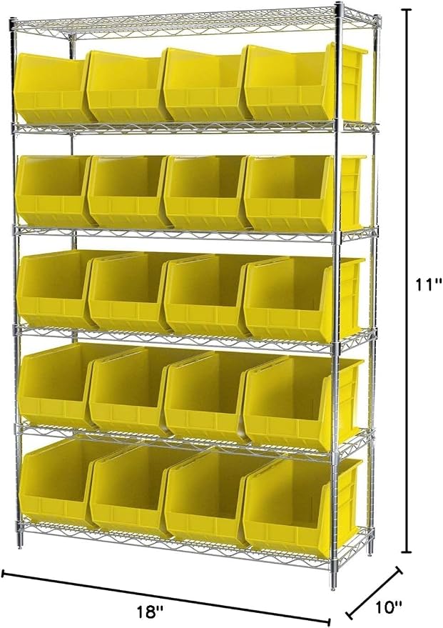 Akro-Mils 30260 AkroBins Plastic Storage Bins, Space-Saving Stackable Bins - Image 11