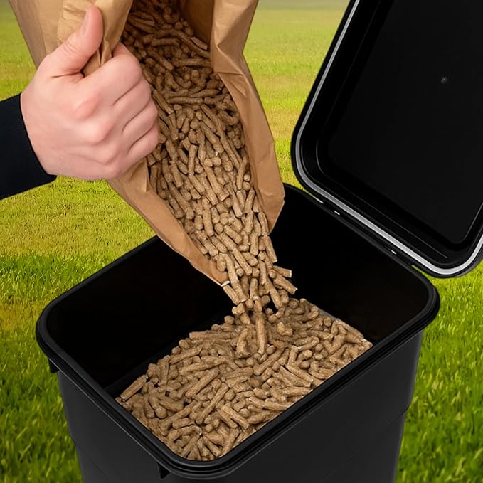 Maxdot 2 Sets 33lb Dry Pellet Storage Bin Pack - Image 7