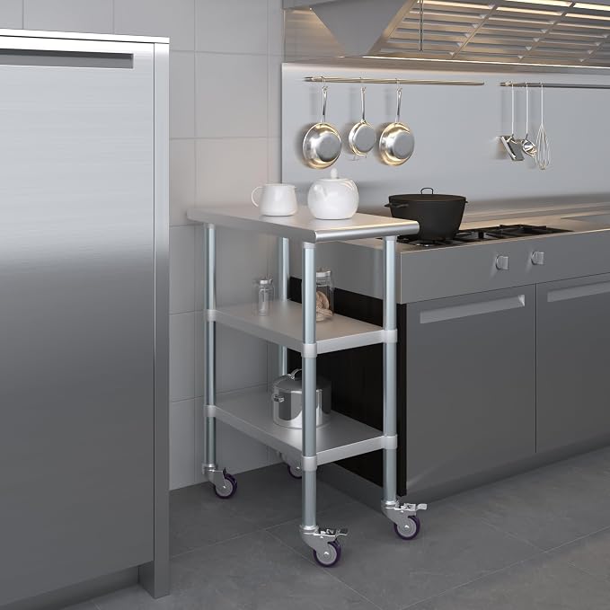 AmGood Stainless Steel Work Table - Image 9