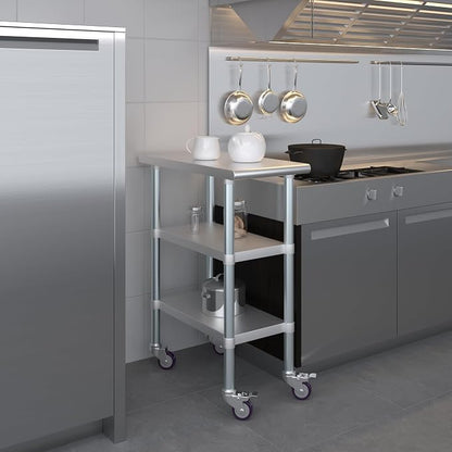 AmGood Stainless Steel Work Table - Image 9