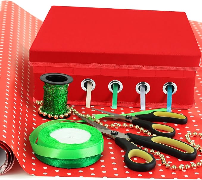 Cinnvoice 2 Pack Christmas Ribbon Organizer Container Box - Image 5
