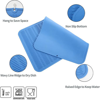 Silicone Dish Drying Mat for Multiple Usage, Easy clean, Eco-friendly, - Image 3
