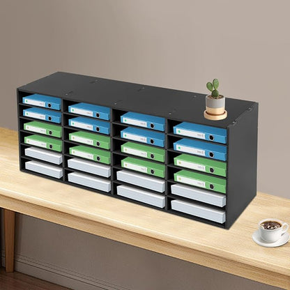 Mail Sorter Organizer, 24 Compartments Mailbox - Image 5