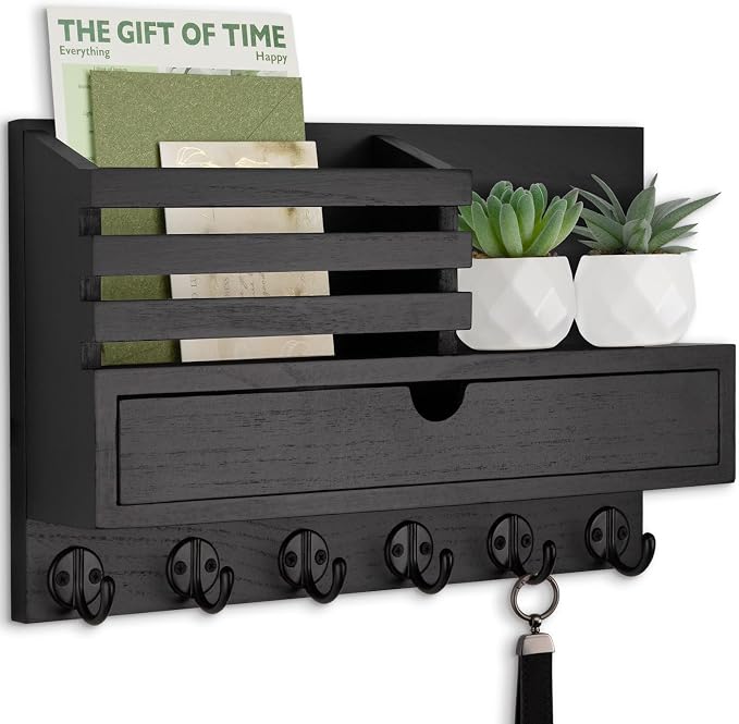 Key Holder Wall Mount, Mail Holder by Lucundm