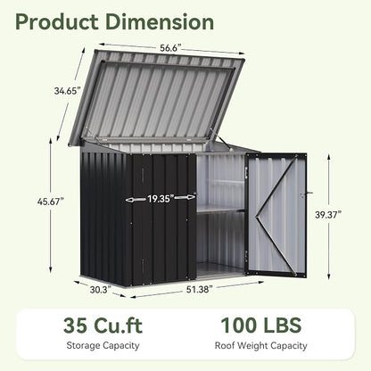 Aoxun Outdoor Storage Cabinet - Image 5