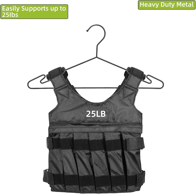 Heavy Duty Metal Hangers with Unique Hook Design Durable & Sturdy Coat Hangers - Image 6