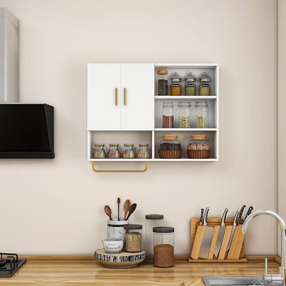 Bathroom Wall Cabinet Wood Large Wall Mounted Medicine Cabinet - Image 7