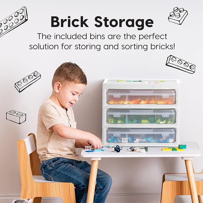 IRIS USA Fits 12" x 12" Paper, 3-Tier Desk Top Storage Unit - Image 7