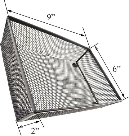 HAHIYO Stackable Mesh Tray Cup 9 x 6 x 2 inches Sturdy Container - Image 3