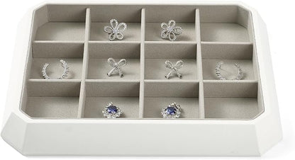 PU Leather Jewelry Organizer Tray by Woodten