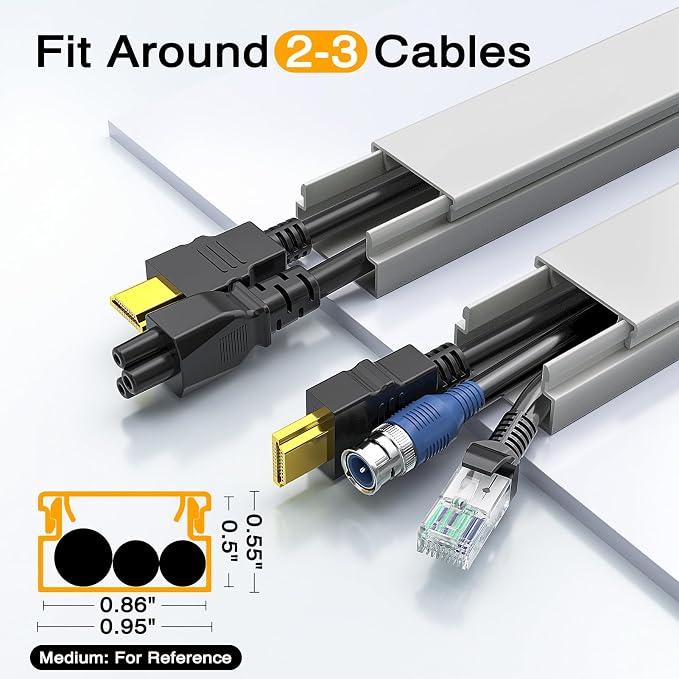 Cord Hider, 157in Delamu Wire Covers - Image 4