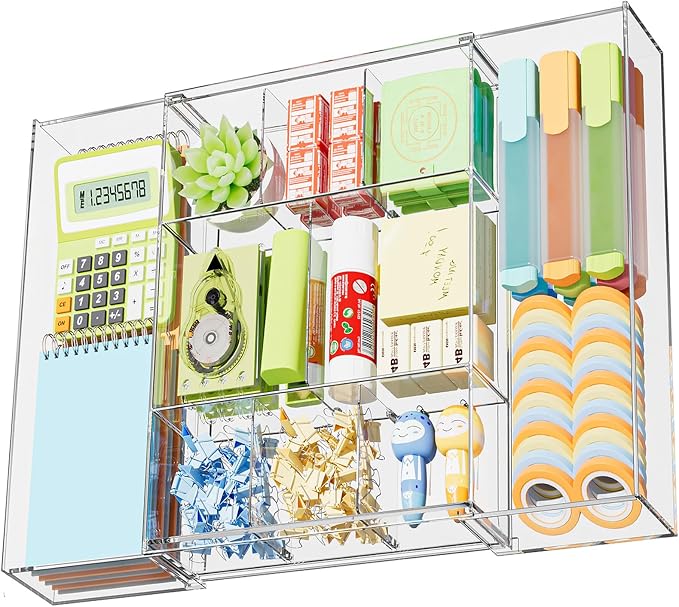 Marbrasse Expandable Desk Drawer Organizer, Desk Organizers and Accessories by Marbrasse