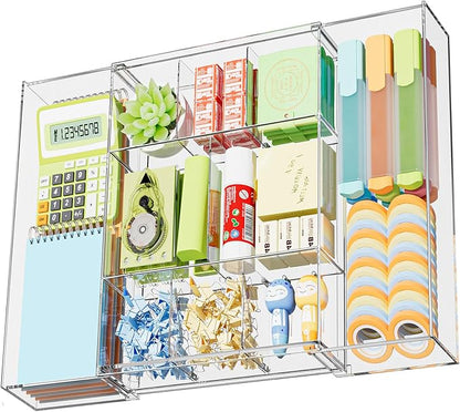 Marbrasse Expandable Desk Drawer Organizer, Desk Organizers and Accessories by Marbrasse