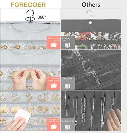 FOREGOER Hanging Jewelry Organizer - Image 4