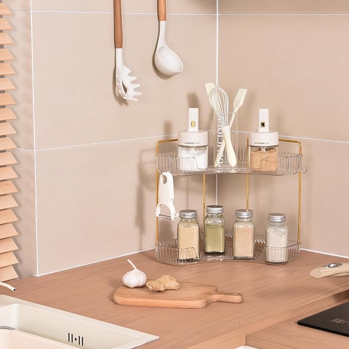 2 Tier Plastic Bathroom Sink Organizer - Image 4