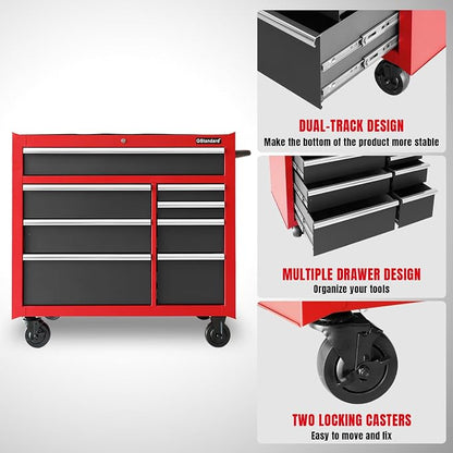 41-Inch Heavy-Duty Rolling Tool Chest Set - Image 6