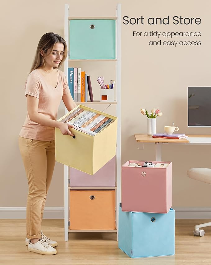SONGMICS Storage Cubes, Rainbow Storage Bins, URFB233X01 - Image 6