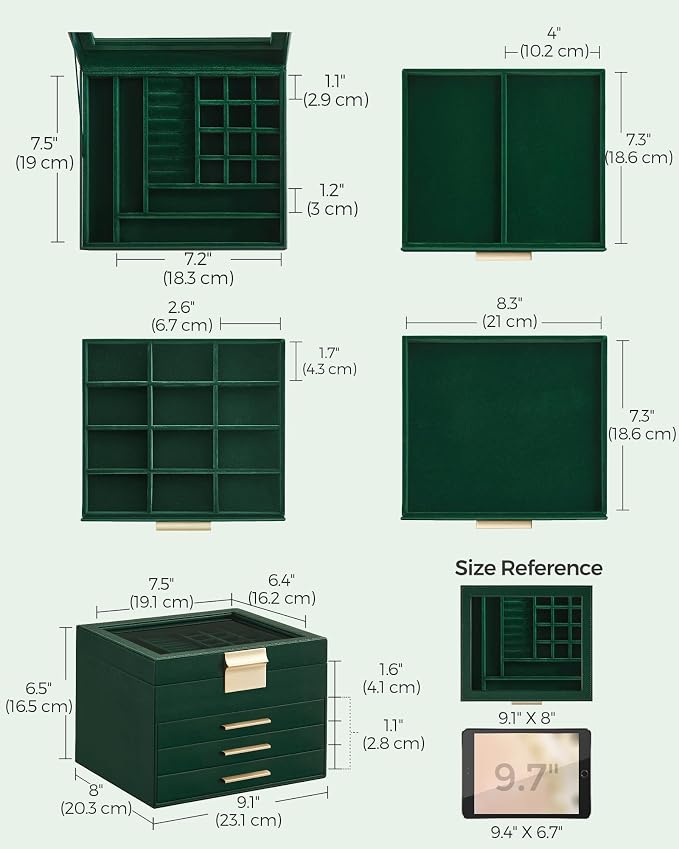 SONGMICS Jewelry Box Organizer - Image 6
