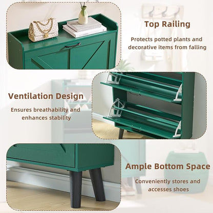 LEYAOYAO Shoe Cabinet Storage for Entryway - Image 4