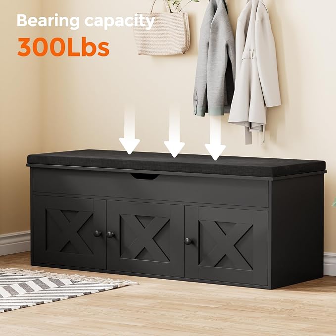Homleke Shoe Storage Bench - Image 5