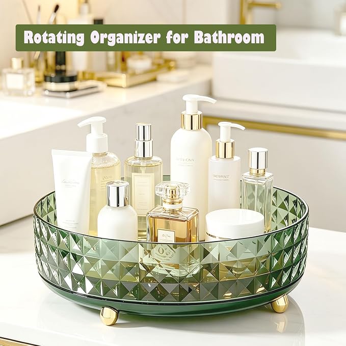 Makeup Perfume Organizer, 9 Inch /23cm 360 Degree Rotating Skincare Organizer - Image 6